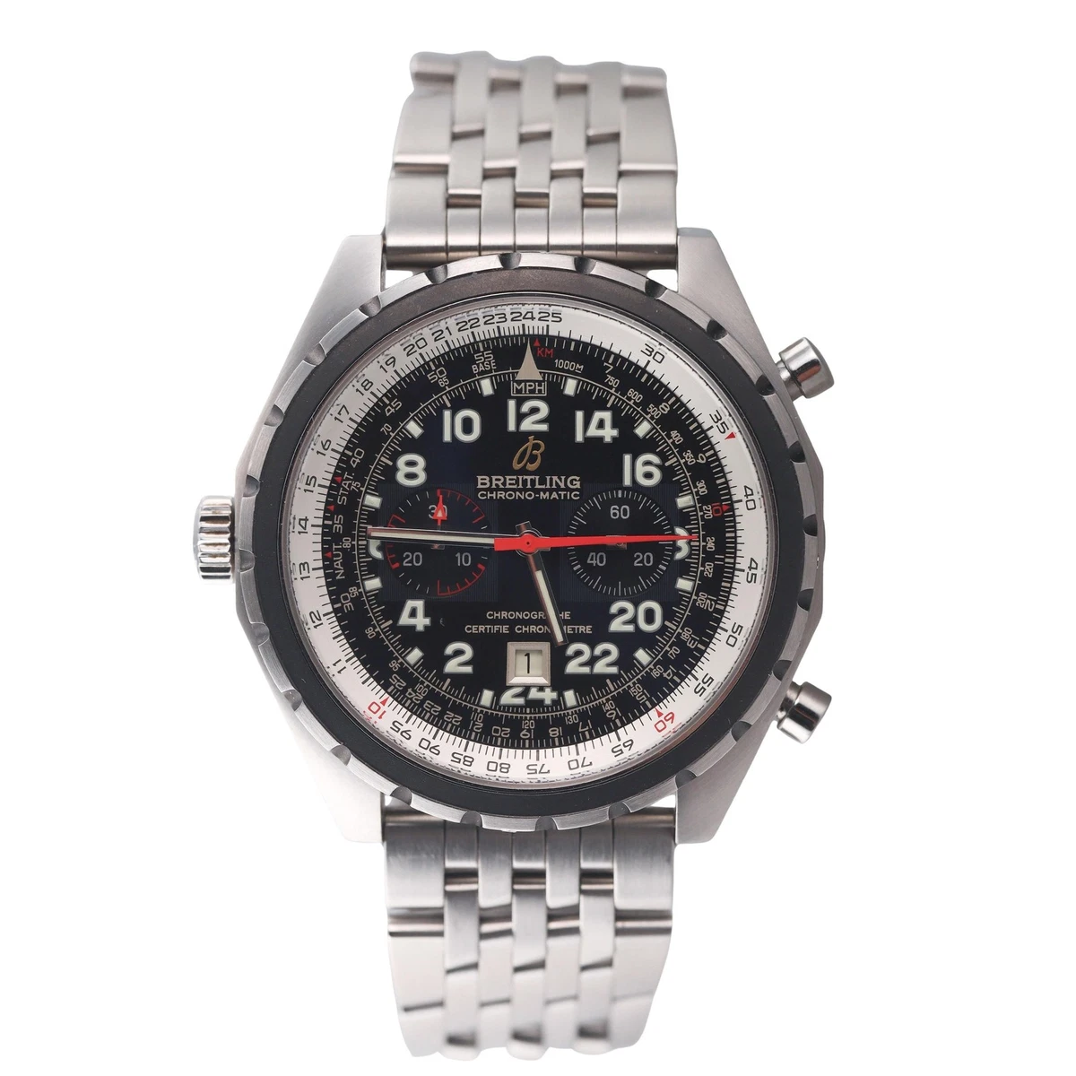 Breitling Chrono-Matic - 44 mm, Stainless Steel for sale | eBay