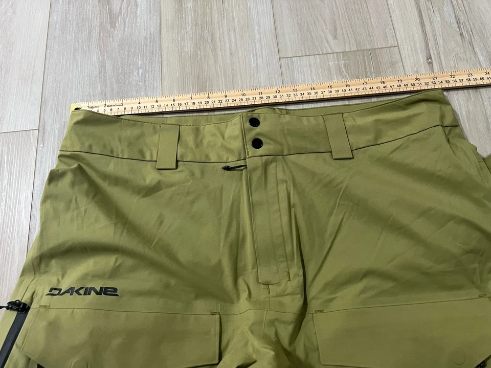 DAKINE Sender Stretch 3L Hose Herren Größe XL Erdgrün Kordelzüge.. - Bild 3 von 4