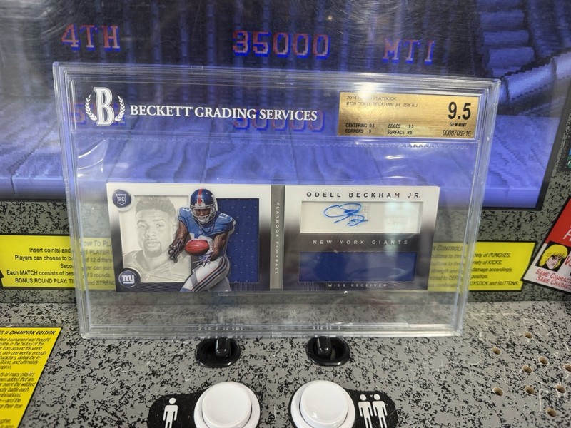 2014 Panini Playbook Odell Beckham Jr. #139 RPA Auto RC BGS 9.5 GEM MINT
