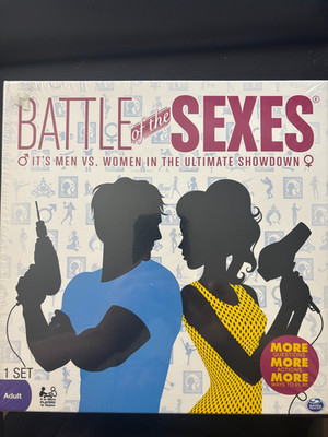 Board Game Battle Of The Sexes By Spin Master New Seal Has Been Removed