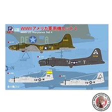 NEW Pit Road 1/700 Skywave Series WWII US Military Aircraft Set 4 Plastic Model