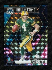 2025 Panini Mosaic Hall of Fame Choice Nebula Prizm 1/1 Brett Favre #293 HOF 3s8