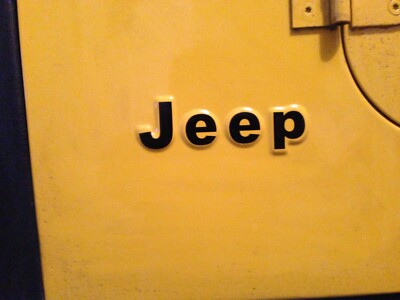 JEEP CJ  FENDER VINYL DECAL SET CHOOSE COLOR YJ WRANGLER SCRAMBLER CJ5 CJ7 CJ8