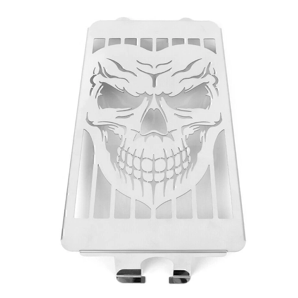 Motorcycle Skull Radiator Grille For 02-09 Honda VTX1300C F N R S T Chrome New Foto 2 de 4