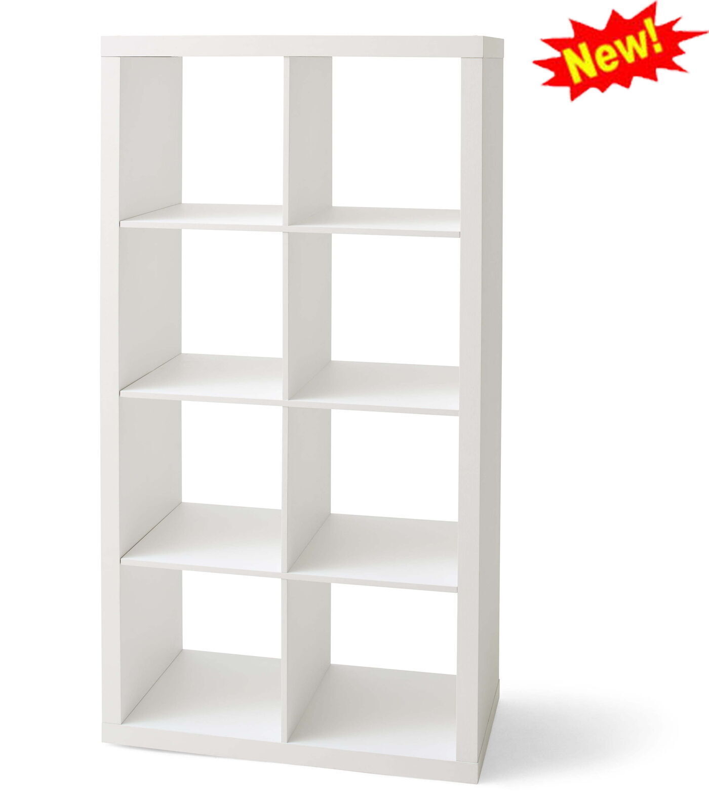 8-Cube Storage Organizer Cabinet for Home Office Display and Shelving-image