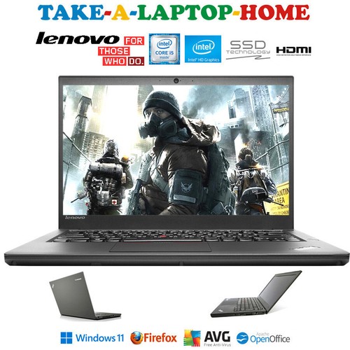 Lenovo ThinkPad Windows11 Gaming Laptop 12.5" HD Screen Rapid SSD Fresh Install
