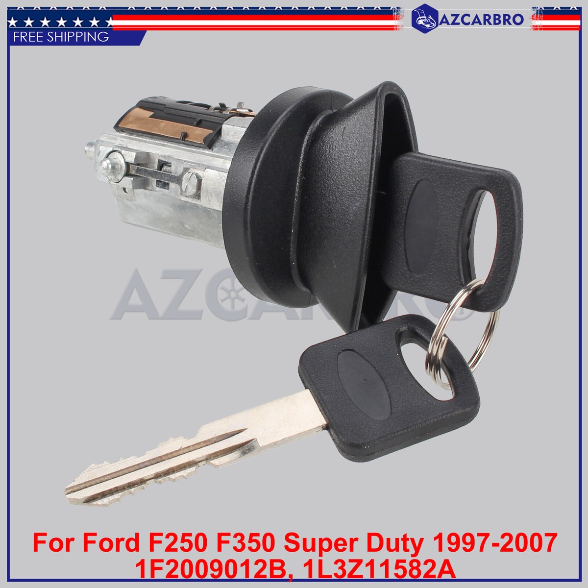 2002 Ford F150 Key Fob Ignition Switch Lock Cylinder With 2 Keys For 1997-2007 Ford F250 F350 Super Duty Tumbler Replacement With Keys - Foto 11