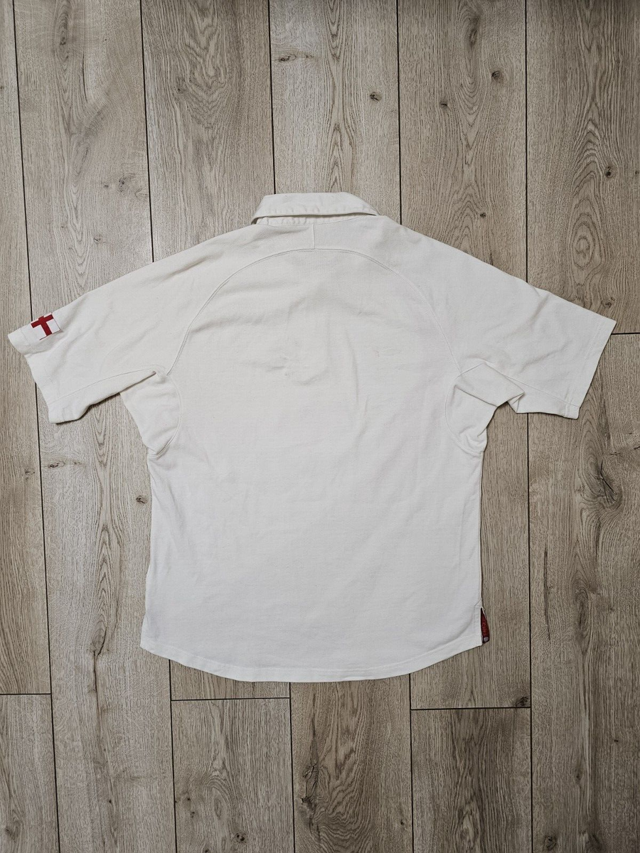 ENGLAND RUGBY JERSEY VINTAGE NIKE SHIRT RUGBY JERSEY O2 WHITE L
