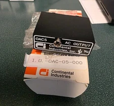 CONTINENTAL INDUSTRIES OAC5 RELAY OUTPUT BRAND NEW