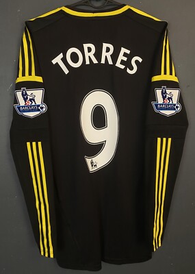 MATCH WORN TORRES MEN FC CHELSEA 2012/2013 FOOTBALL SOCCER SHIRT