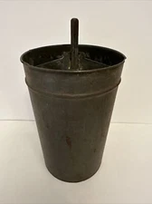 Vintage 2 Qt. Hand Crank Ice Cream Maker Metal Dasher / Paddle & Canister