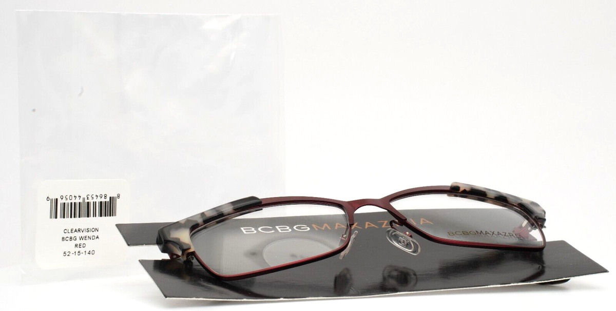 BCBGMAXAZRIA Wenda Red Eyeglasses Frames Women 50 15 L 135MM Optical‎ Bcbgmaxazria Eyeglasses WENDA | Designer Frames Outlet main image 4
