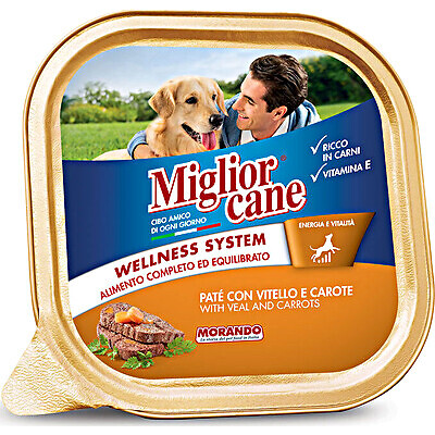 MIGLIOR CANE 18 VASCHETTE - VITELLO E CAROTE GR.300