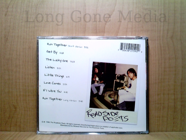 The Roadside Poets Live in The Studio CD Midwest Records 1996 for