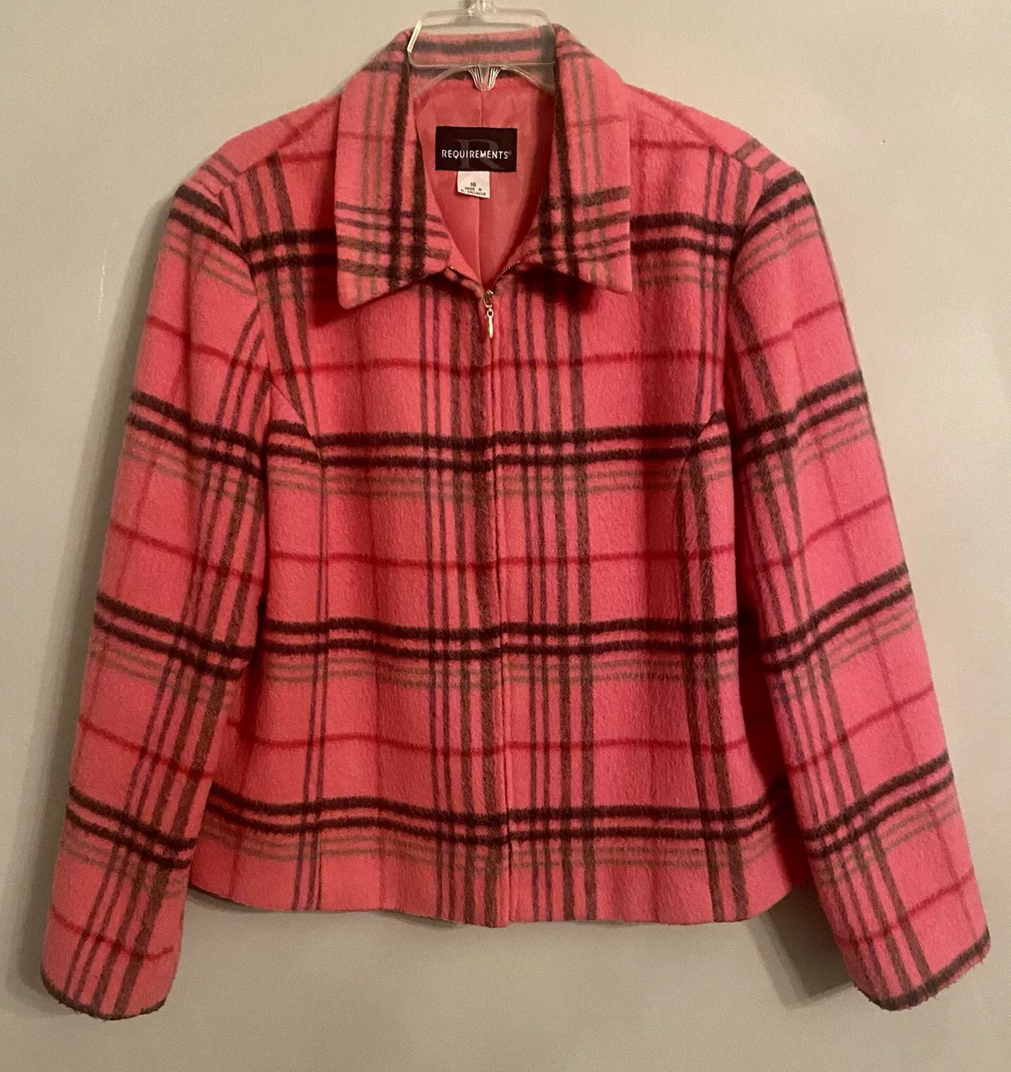 Pink tartan best sale jacket