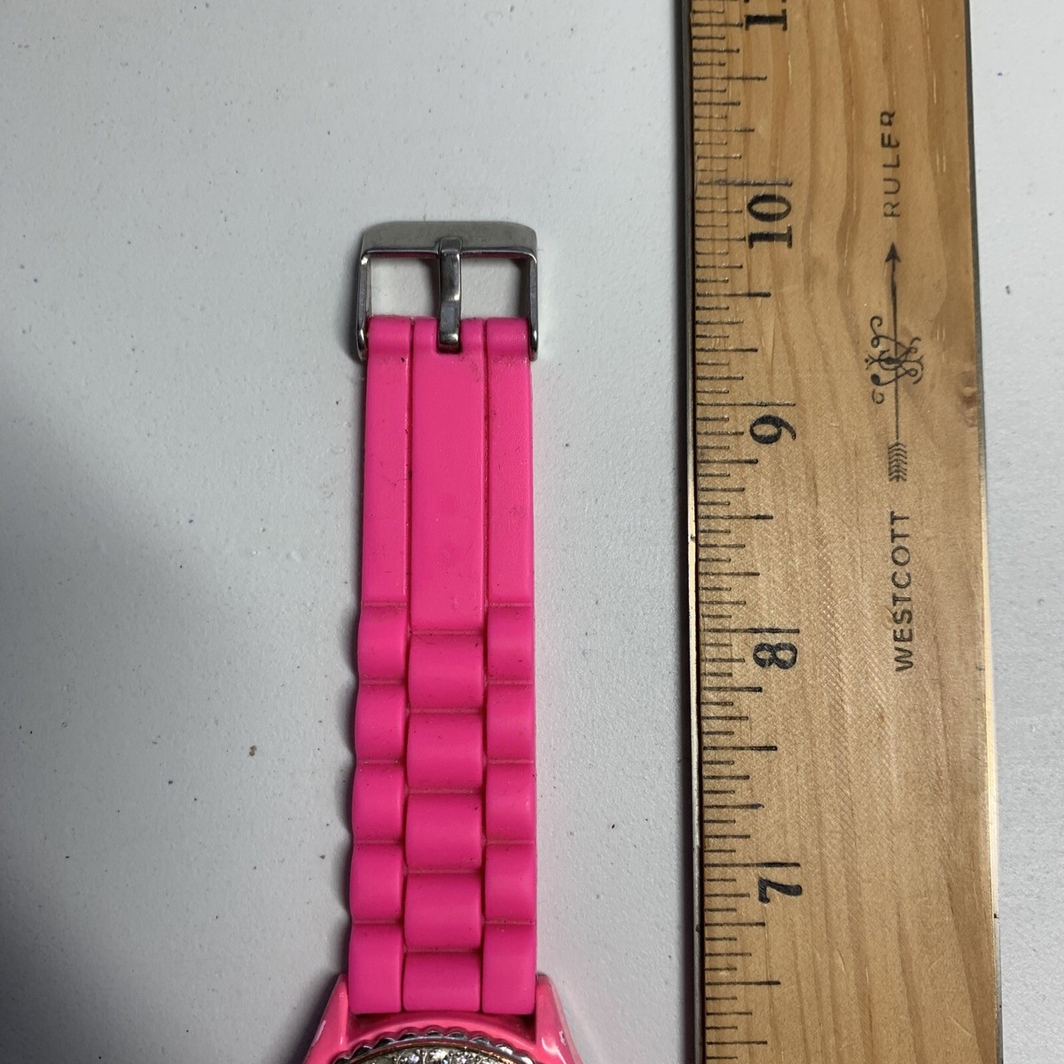 Geneva Pink Women's Wrist Watch with Rhinestone Crystals Geneva Pink Women's Wrist Watch with Rhinestone Crystals