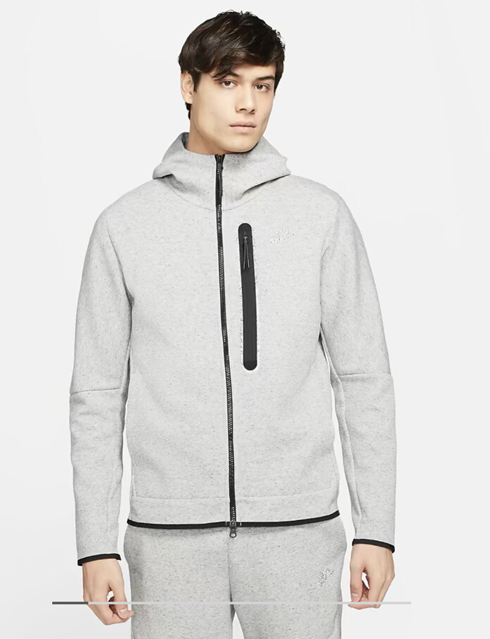 Nike Sportswear Tech Fleece Full Zip Hoodie DR9150 032 Heather