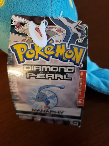 Pokémon Diamante Perla MANAPHY 5" Peluche Animal de Peluche - Imagen 4 de 4