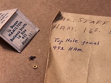 NOS Hamilton 16s SRSC 435 Pivot 11 Balance Staff Upper Hole Jewel