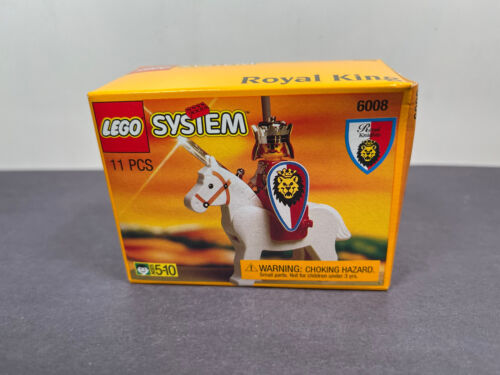 LEGO Castle System ROYAL KING Building Set 6008 Vintage 1995 NEW SEALED