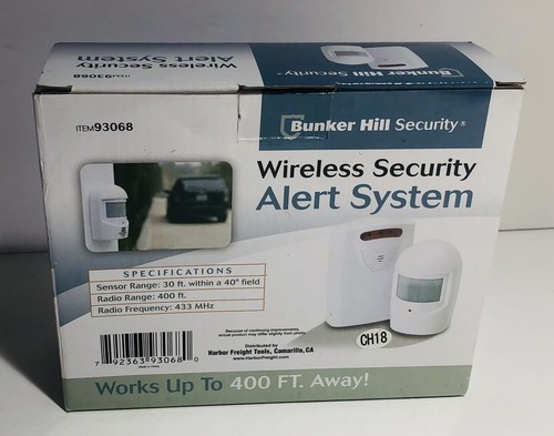 Bunker Hill Security Wireless Driveway Alert System Model 93068 Range 400 Ft - Picture 13 of 15