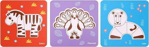 Amazon Exclusive Learning Curve My First Animals Jigsaw Puzzle Set for Kids