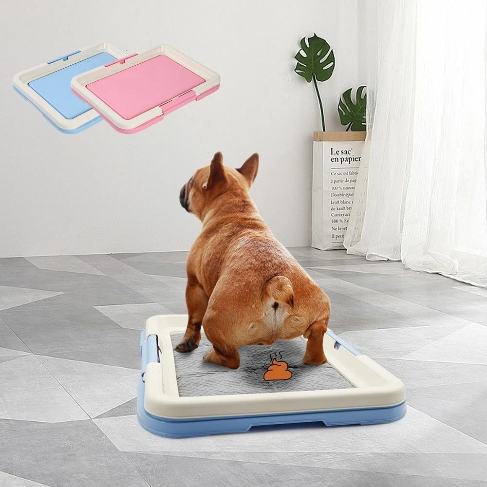 Portable Dog Training Toilet Indoor Potty Pet Litter Box Puppy Pad Holder  Tray