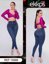 EKKOS COLOMBIAN BUTT LIFTING JEAN/FASHION JEANS COLOMBIANOS PUSH UP NAVIDAD