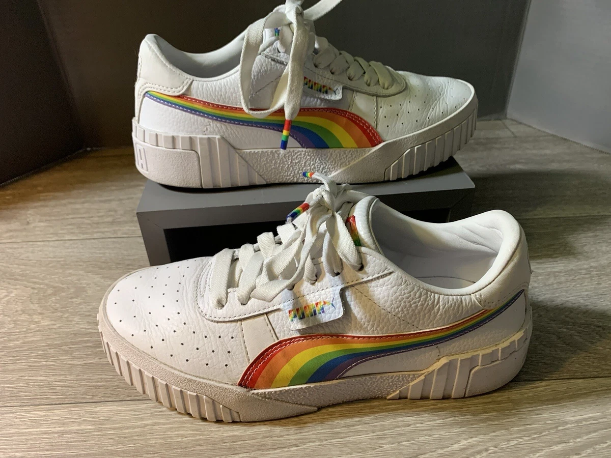 White rainbow shoes hotsell