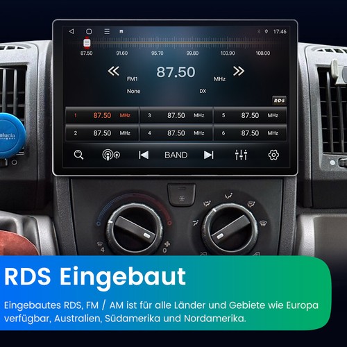 Carplay Para Fiat Ducato Peugeot Boxer Android 13 Radio Coche GPS BT DAB WIFI 2+64G - Imagen 11 de 16