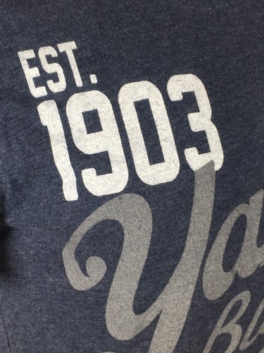 New York Yankees MLB Gray Baseball T-Shirt Est 1903 Bronx NY Men's SMALL - Picture 3 of 8