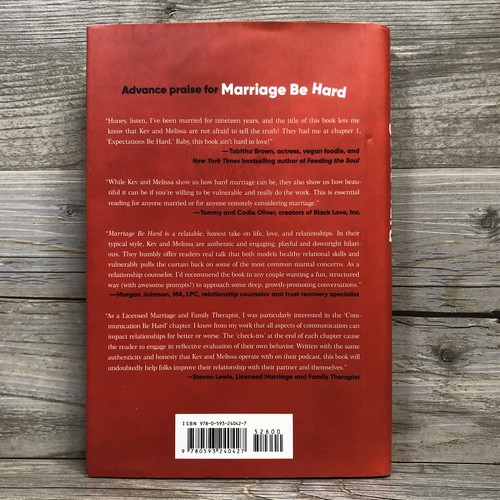 Marriage Be Hard by Kevin and Melissa Fredericks (Hardcover, 2022) - Foto 2 di 5