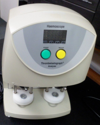 Haemoscope Model 5000 Thrombelastograph Hemostasis Analyzer #3 no power supply