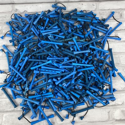Perm Rods Vintage Lot Blue Cold Wave Rods Elastic Arm Multiple Sizes ...
