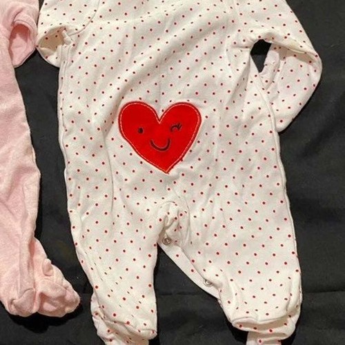 Baby girl newborn footies - 第 4/4 張圖片
