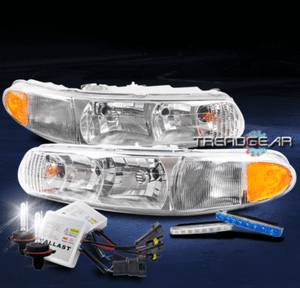 For 1997 2005 Buick Century 2004 Regal Chrome Headlights