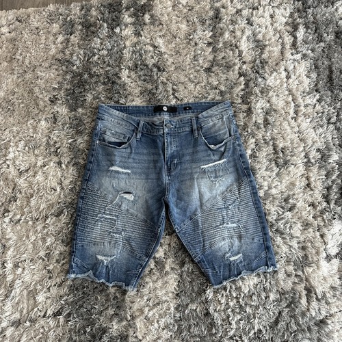Jordan Craig Legacy Edition Denim Vintage Jean Shorts Jorts Blau Größe 36 Y2K