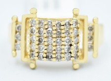 GENUINE 0.75 Cts DIAMOND ENGAGEMENT RING 10k GOLD - Free Certificate Appraisal