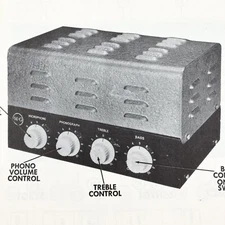 1953 Don McGohan Amp Model MG-10B Wire Schematic Service Manual Vintage Original