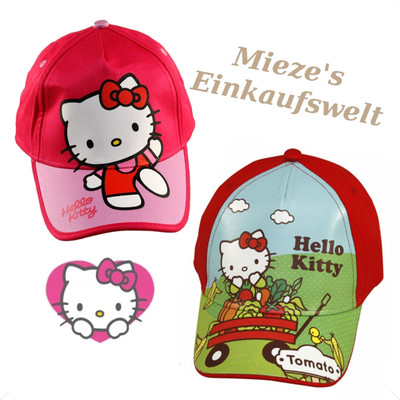 Hello Kitty Cap Basecap Mütze Kinder Kappe Schirmmütze Baseball Cap Cappy