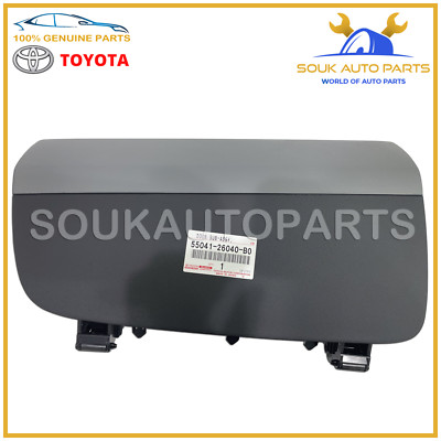 55041-26040-B0 Genuine Toyota INSTRUMENT PANEL BOX DOOR ASSY, NO.1 5504126040B0