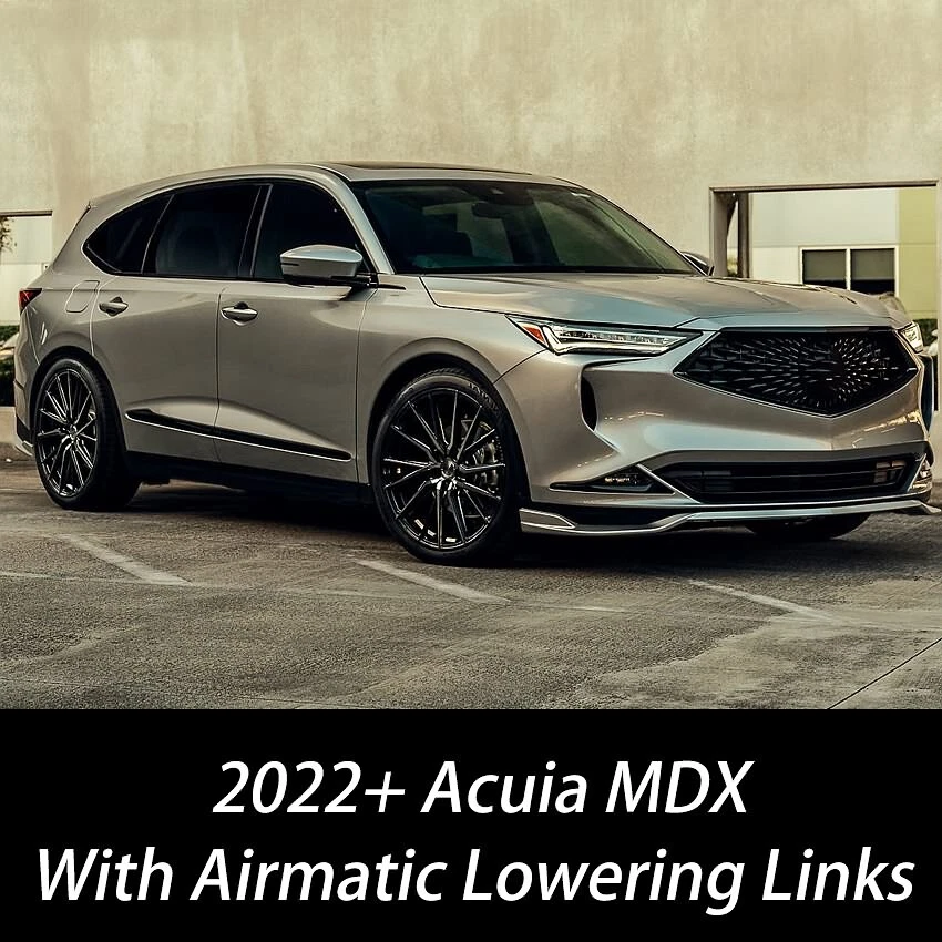 For 2022+ Acura MDX + Type S Adjustable Air Ride Suspension Lowering Links Kit - Imagen 2 de 4