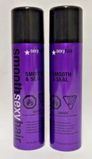 2 x  Smooth Sexy Hair Smooth & Seal Spray 6 oz each Anti-Frizz & Shine Spray