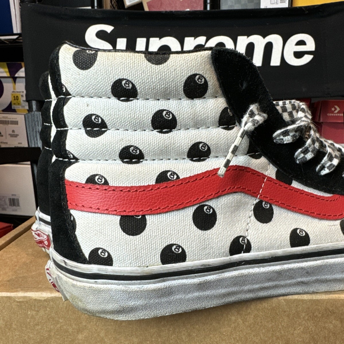 Vans X Stussy High 8 Ball Size 9 | eBay Vans X Stussy High 8 Ball Size 9 | eBay
