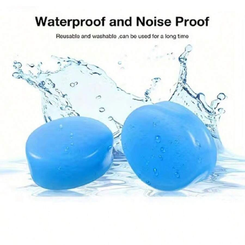12Pcs Soft Silicone Noise Cancelling Ear Plugs Reusable Mouldable for Sleep Swim - Picture 3 of 18