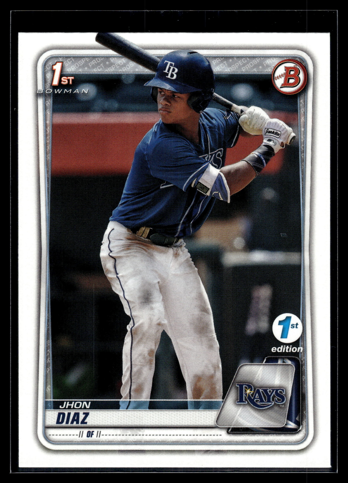Jhon Diaz 2020 Bowman 1st Edition Card #BFE-30