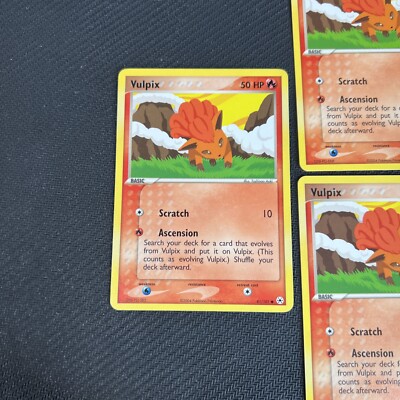 ポケモンカード LEGEND Vulpix 81/101 EX Hidden Legends Pokemon Card Non-Holo LP 3 | eBay