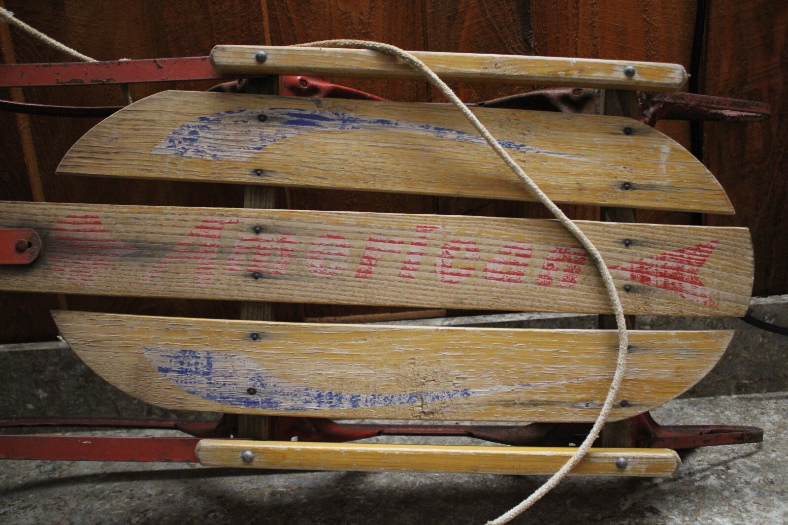 vintage-red-metal-and-wooden-snow-sled-american-33-3-4-x-13-23