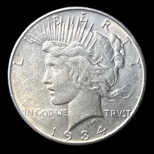 1934-D Peace Dollar $1 Uncirculated - 90% Silver - 0134