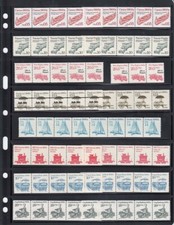 Lighthouse Vario Stamps Pages 8 Rows 8S Pack of 5 Black Sheets Free US Shipping